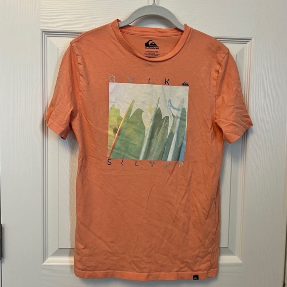 Bundle of 7 Boys Graphic T-Shirts Nike, Hurley, Quicksilver, Cotton & Co L-XL - Picture 5 of 13